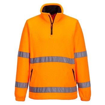 Portwest Hi-Vis 1/2 Zip Fleece F302 1 / 4