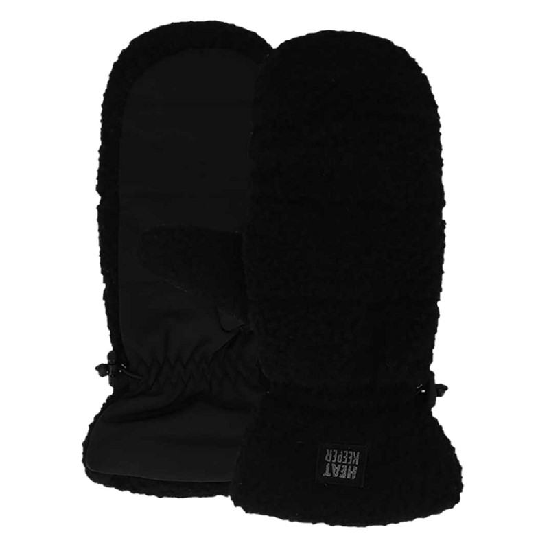 Heatkeeper Dames teddy wanten 000140320002 - zwart 1 / 1