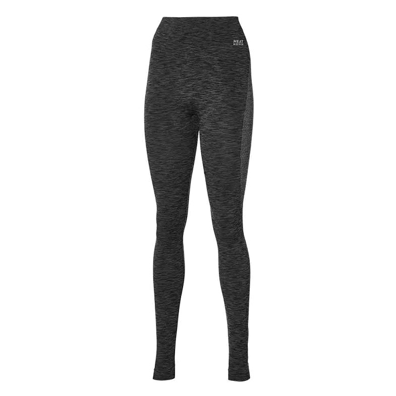 Heatkeeper Dames Comfort thermobroek 000140352002 - zwart melange 1 / 1