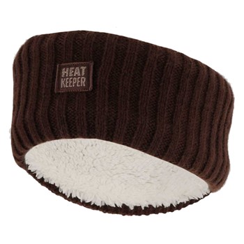 Heatkeeper Dames gebreide thermohoofdband 000140362002 - bruin 1 / 1