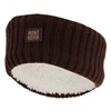 Heatkeeper Dames gebreide thermohoofdband 000140362002 - bruin 1 / 1