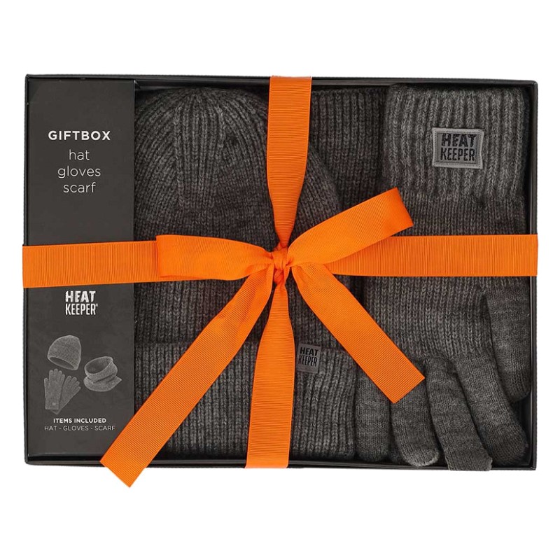 Heatkeeper Heren thermogiftset 000140501001 - middengrijs melange 1 / 1