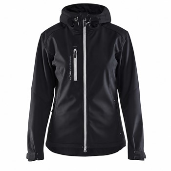 Blåkläder Dames softshell jack 49192517 Zwart/Zilver 1 / 6