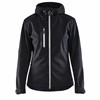 Blåkläder Dames softshell jack 49192517 Zwart/Zilver 1 / 6