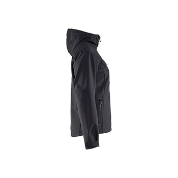 Blåkläder Dames softshell jack 49192517 Zwart/Zilver 4 / 6