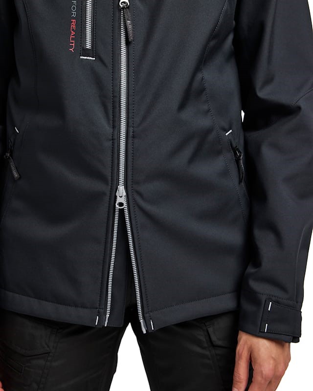 Blåkläder Dames softshell jack 49192517 Zwart/Zilver 6 / 6